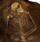 発掘現場、1812年の戦争犠牲者（兵士）